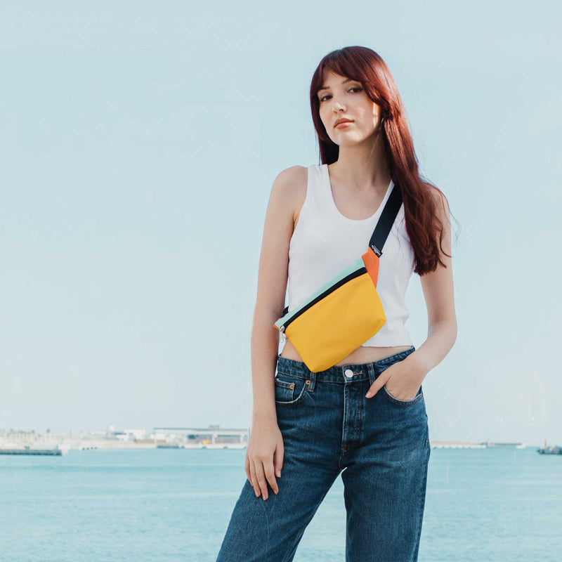 Colourful Belt Bag - Liquid-Repellent Bum Bag Fanny Pack