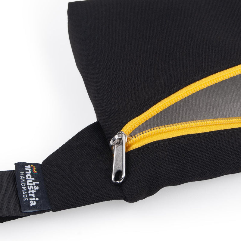 Wasserabweisende Bauchtasche 'Schwarz'