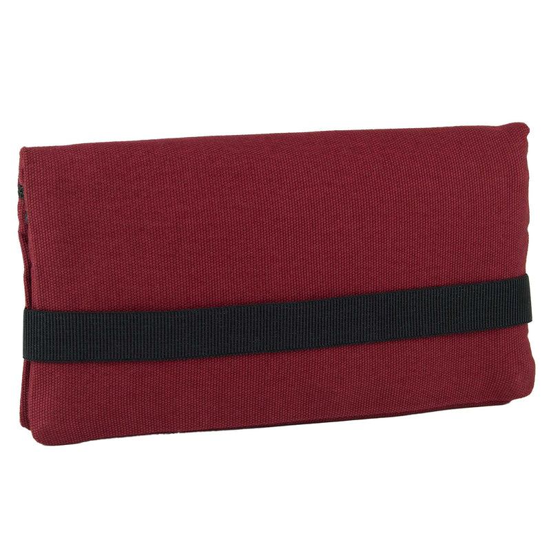 Organic cotton pouch for rolling tobacco and accessories 'Maroon'