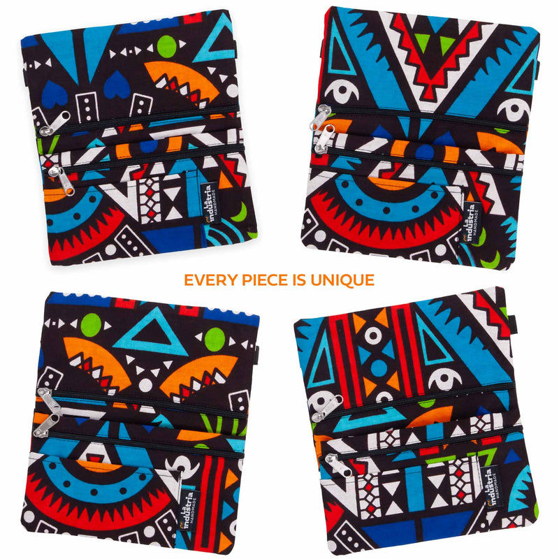 African Tobacco Pouch Wallet African Tribe