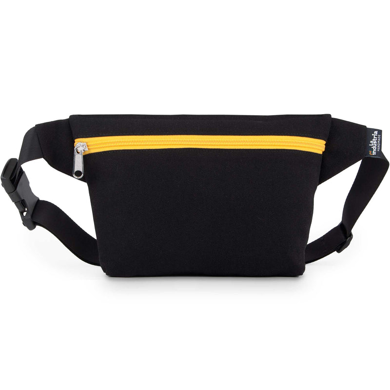 Personalized Fanny Pack - Custom Water Repellent Bum Bag  'Black'