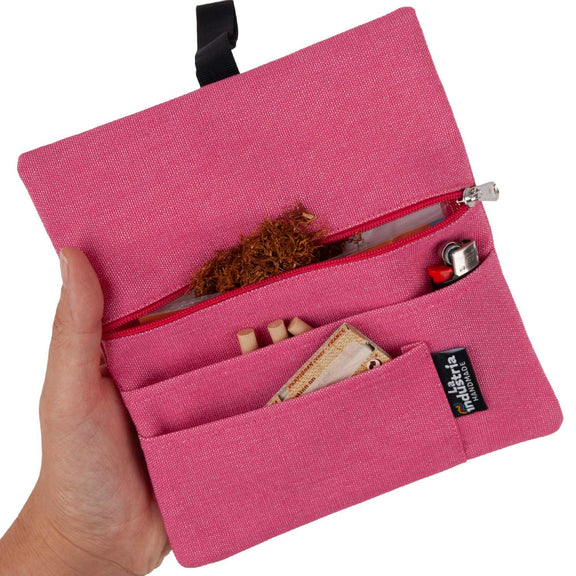 water repellent tobacco pouch pink for women