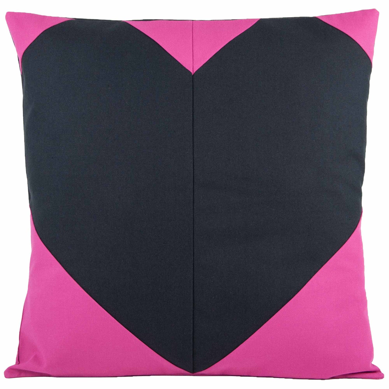 Heart Patchwork Cushion Cover 50x50 - Decorative Throw Pillow Cover