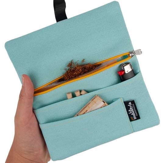 waterproof tobacco pouch Premium - Faux Leather, Secure Belt Loop, 3-Layer Design, Discreet Buckle, Shredded Tobacco Storage, Stylish Tobacco Case from Dhgate Accessories The perfect place for your tobacco Water-repellent Tobacco Pouch 'vulcano' -