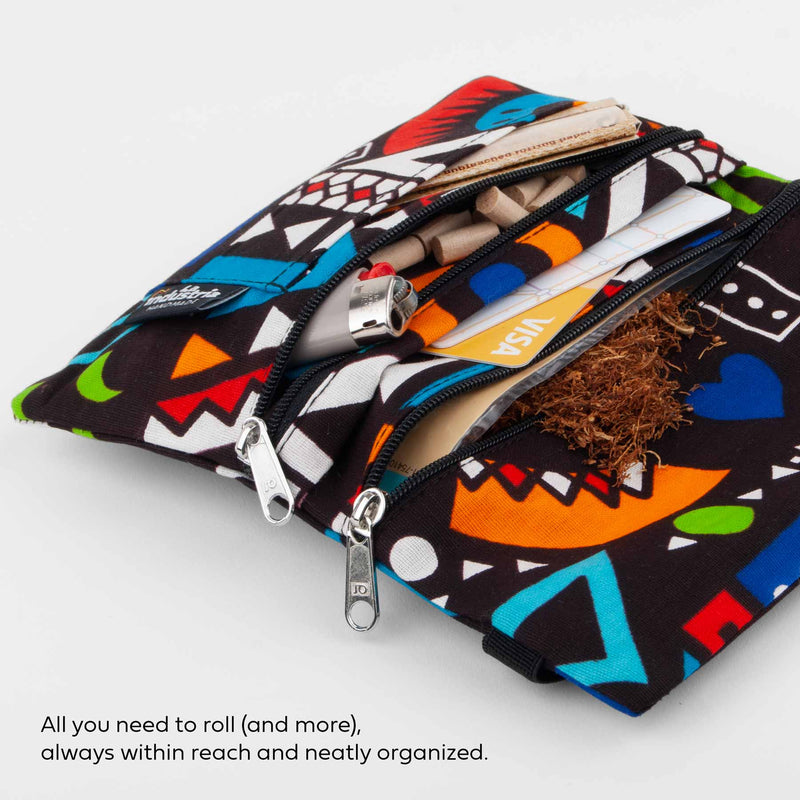 African Tobacco Pouch Wallet African Tribe