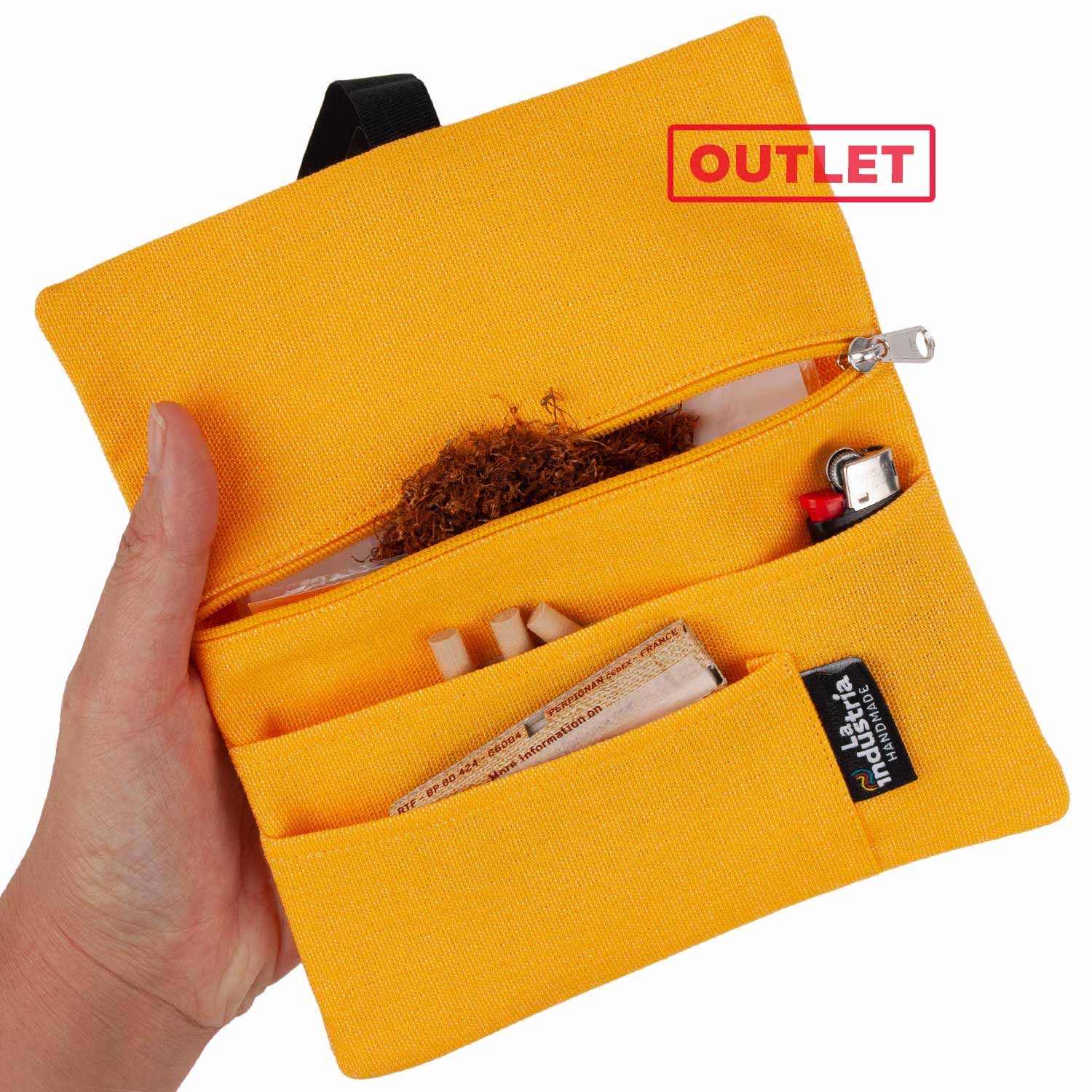 OUTLET Wasserabweisende Tabaktasche 'LEMON'