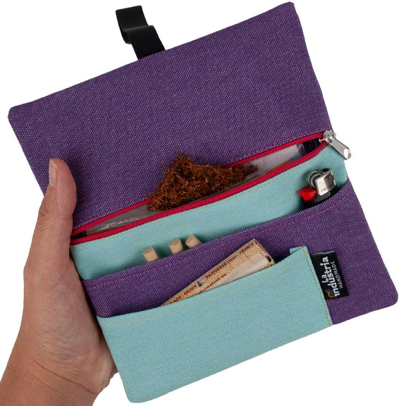 colorful pouch for hand rolling tobacco