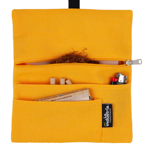 tobacco bag holder yellow